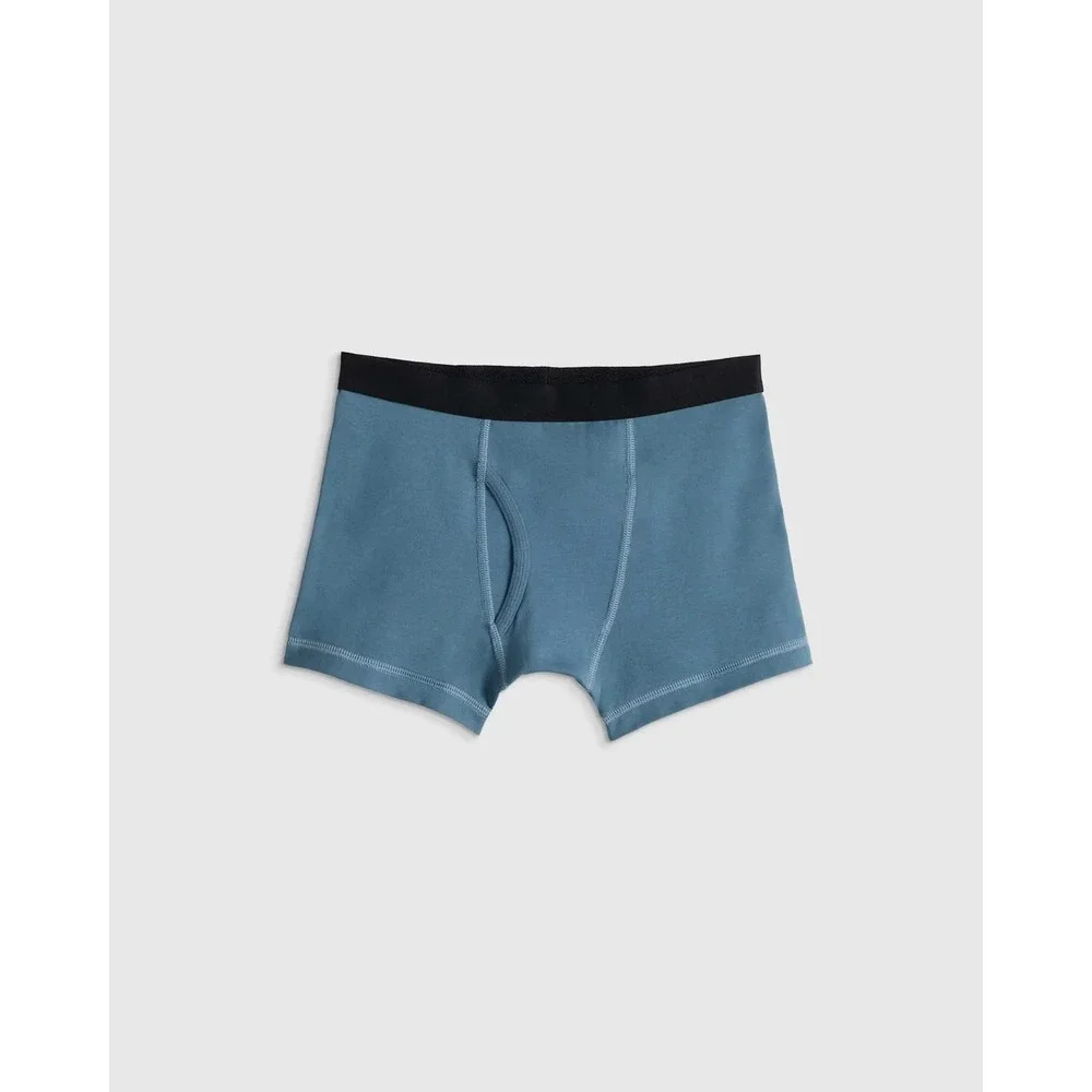Quince Boys Organic Cotton Spandex Boxer Briefs 5-Pack Multicolor Size 8 NWT